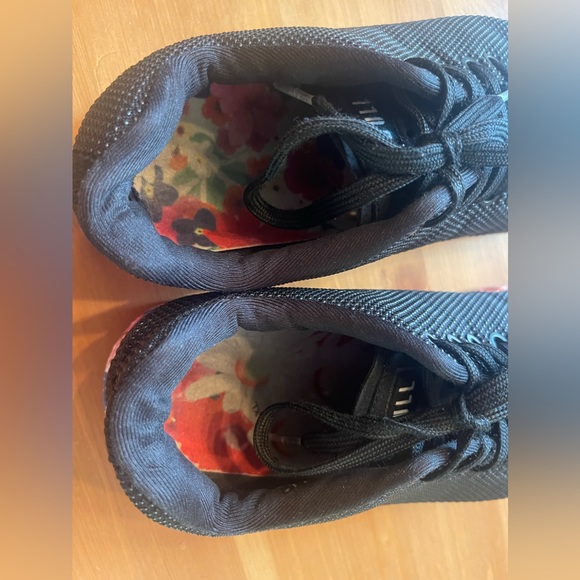 No Bull Gym Sneakers Daisy Trainer Low Top Floral Black Shoes Women's Sz 8 - Picture 8 of 9